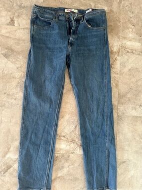 Wrangler Men's Medium Blue Regular Fit Jeans W34 L34